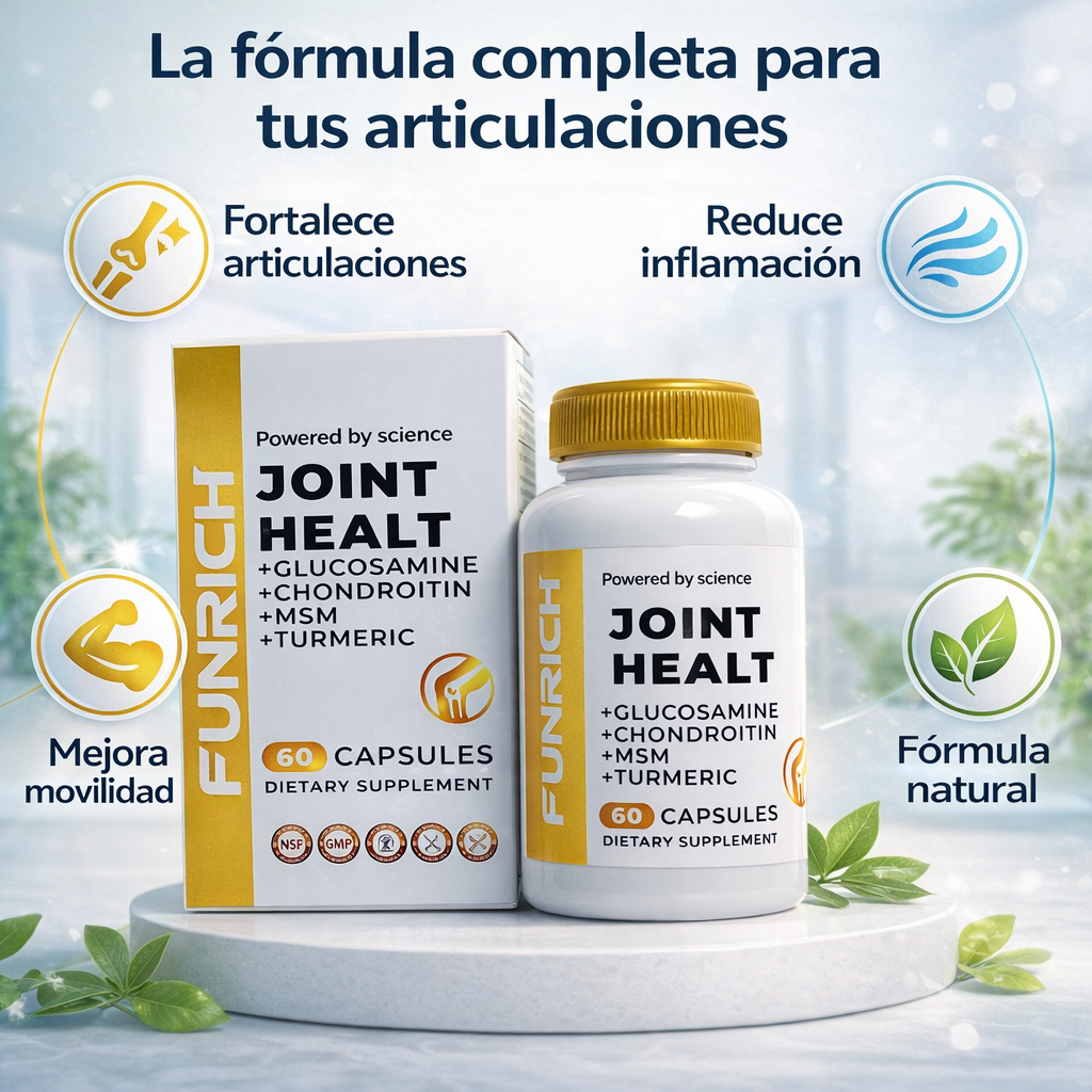 💊 Joint Health FUNRICH | Alivio y Movilidad para tus Articulaciones