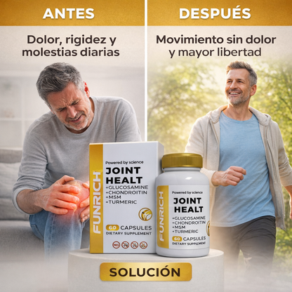 💊 Joint Health FUNRICH | Alivio y Movilidad para tus Articulaciones