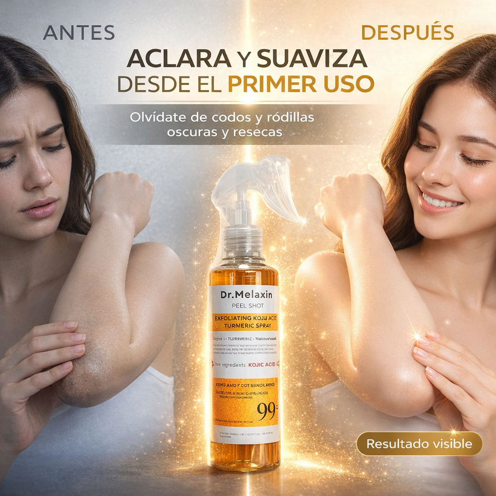 ✨ Dr. Melaxin Peel Shot 🍊 | Piel Suave, Clara y Sin Manchas desde el Primer Uso 🔥