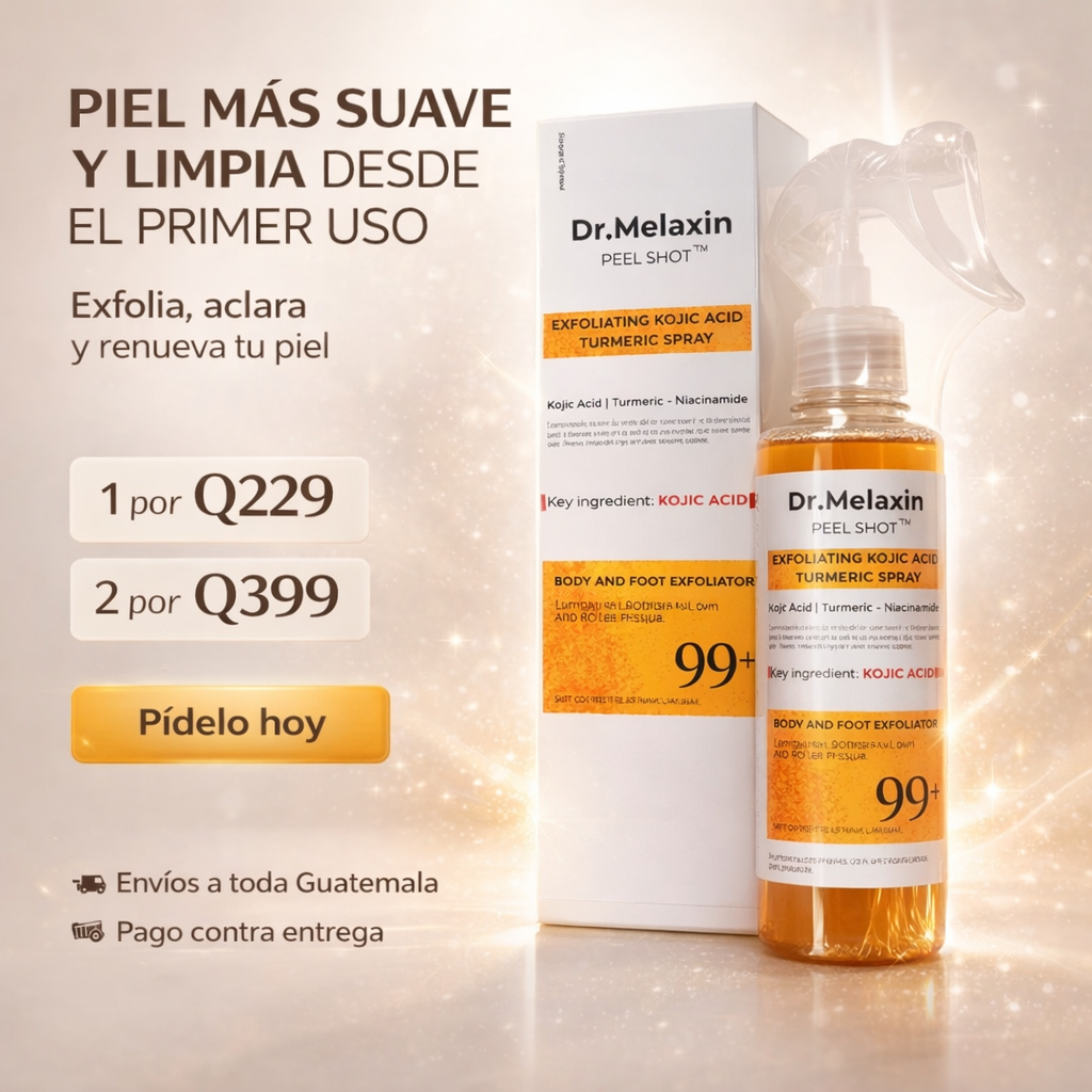 ✨ Dr. Melaxin Peel Shot 🍊 | Piel Suave, Clara y Sin Manchas desde el Primer Uso 🔥