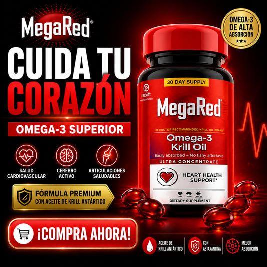 🔥 MegaRed Omega-3 ❤️ | Resultados Reales Para Tu Bienestar