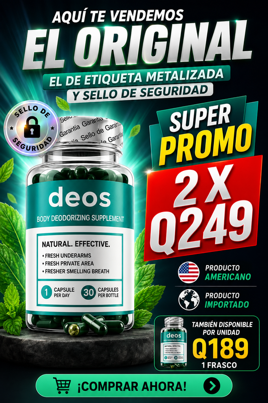 💎 DEOS Fórmula Natural 🌱 | Frescura Real Todos Los Días
